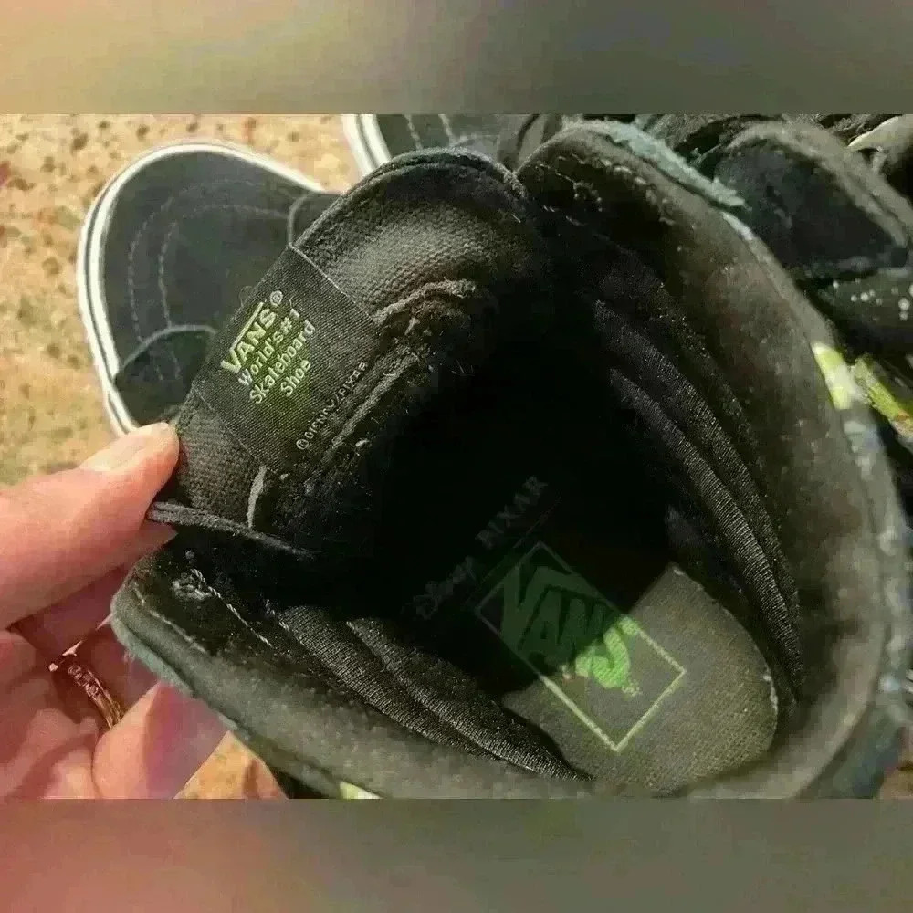 Vans x Disney TOY STORY Sk8-Hi Pixar Buzz Lightyear Suede Mens 7 Shoes 721278 - Picture 10 of 15